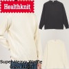 �إ륹�˥å� �����ѡ��إӡ���åե� ���롼�ͥå�Ĺµ Healthknit SUPER HEAVY WAFFLE CREW NECK L/S 52011 ����T����� ����ƥ��� ��� ��ǥ����� �����ޥ�T����� Ĺµ �ȥåץ� ���ᥫ��
