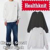 �إ륹�˥å� ���饷�å��������å� ���롼�ͥå�Ĺµ Healthknit CLASSIC SWEAT CREW NECK L/S LOGO EMBROIDERY 54023 �������å� ��� ��ǥ����� �ȥ졼�ʡ� ���롼�ͥå� �������åȥ����