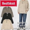�إ륹�˥å� ������ѥե꡼�� �إ�꡼�ͥå�Ĺµ Healthknit SHERPA FLEECE HENLEY NECK 55001 �ե꡼�����㥱�å� ��� ��ǥ����� �ܥ����㥱�å� �������� �ɴ� ���ᥫ�� �����ȥɥ� ������
