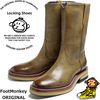 Locking Shoes by FootMonkey ロッキングシューズ フットモンキー ROPER BOOTS TS-025 ブラウン ローパーブーツ ペコスブーツ メンズ 本革 ブーツ メンズブ