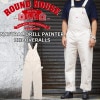 ラウンドハウス ナチュラル ドリル ペインター ビブ オーバーオールズ ROUND HOUSE NATURAL DRILL PAINTER BIB OVERALLS 71 オーバーオール メンズ ワー