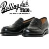 ROLLING DUB TRIO IN'EI LOAFER ローリングダブトリオ インエイ ローファー ブラック コインローファー ペニーローファー ビジネスシューズ 革靴 紳士靴 本革 レザー スリ