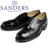 サンダース 1944B1 SANDERS B.G.S. PUNCHED CAP DERBY ブラック ストレートチップシューズ ダービーシューズ ビジネスシューズ メンズ 本革 レザー 