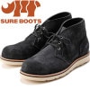 シュアブーツ マハウト SURE BOOTS MAHOUT SBA01 INK BLK/ROUGHOUT CHUKKA BOOTS チャッカブーツ ワークブーツ 本革 メンズ デザートブーツ ブーツ 