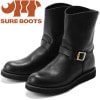 シュアブーツ グリッドリー SURE BOOTS GRIDLEY SBA03 OIL BLK/COW ENGINEER BOOTS エンジニアブーツ ワークブーツ 本革 メンズ エンジニア ブーツ レ