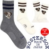 ロスターソックス ドッグ ROSTER SOX DOG 犬 RS-448 ソックス 靴下 メンズ 日本製 ハイソックス クルーソックス 男性用 見せ靴下 ギフト プレゼント 綿中厚ソックス メンズソッ