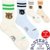 ロスターソックス キャット ROSTER SOX CAT 猫 RS-464 ソックス 靴下 メンズ 日本製 ハイソックス クルーソックス 男性用 見せ靴下 ギフト プレゼント 綿中厚ソックス メンズソ
