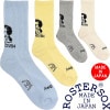 ロスターソックス ベートーヴェン ROSTER SOX BEETHVEN RS-476 ソックス 靴下 メンズ 日本製 ハイソックス クルーソックス 男性用 見せ靴下 ギフト プレゼント 綿中厚ソック