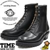 Locking Shoes by FootMonkey ���å��󥰥��塼�� �եåȥ�󥭡� TIME SHOE FACTORY JTS-001 �֥�å� LOGGER BOOTS �������֡��� ��� ����֡��� �ܳ� ��� �졼�����åץ֡��� �֡��� �쥶�� ��󥺥֡��� �쥶���֡��� ���ᥫ�� ������