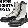 ���åԥ� SPPN BOOTS SP-08L �֥�å�/�����ܥ꡼ 8-INCH LACE TO TOE BOOTS 8����� �졼���ȥ��ȥ��֡��� ��� ����֡��� �ܳ� ��� �饤��ޥ�֡��� ��󥺥֡��� �졼�����åץ֡��� �����ȥɥ� ������ ������