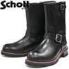 Schott ENGINEER BOOTS ����å� ���󥸥˥��֡��� S28001 �֥�å� ����֡��� ��� �ܳ� ���󥸥˥� �֡��� �쥶�� ��󥺥֡��� �Х������֡��� �ߥ꥿�꡼�֡��� �쥶���֡��� �Х����� ���ᥫ�� �����ȥɥ� ������