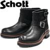 Schott SHORT ENGINEER BOOTS ����å� ���硼�ȥ��󥸥˥��֡��� S28002 �֥�å� ����֡��� ��� �ܳ� ���󥸥˥� �֡��� �쥶�� ��󥺥֡��� �Х������֡��� �쥶���֡��� �Х����� ���ᥫ�� �����ȥɥ� ������