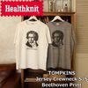 �إ륹�˥å� �ȥ�ץ��� ���롼�ͥå� ȾµT����� �١��ȡ������� Healthknit TOMPKINS JERSEY CREW NECK S/S Beethoven Print 218 T����� ��� ��ǥ����� Ⱦµ �ȥåץ� �� ���ᥫ�� ���롼�ͥå�T����� ���T����� �ץ쥼���