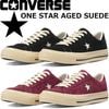 ����С��� ��󥹥��� �������� CONVERSE ONE STAR AGED SUEDE AG ONESTAR ���ˡ����� ��� �ܳ� �쥶�� ��󥺥��ˡ����� �쥶�����ˡ����� �������ɥ��ˡ����� �������å� �ܳץ��ˡ����� ���ᥫ�� ������� ������ ����