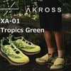 �������� ���ˡ����� ��� AKROSS XA-01 TROPICS GREEN ��󥺥��ˡ����� �쥶�����ˡ����� �������ɥ��ˡ����� �ܳץ��ˡ����� �������åȥ��ˡ����� �����奢�륷�塼�� �̶� �̳� �ץ쥼���