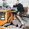 ��٥󥸥��ȡ��� ���ˡ����� ��� �쥶�� REVENGExSTORM GEO FLAME �������ɥ��ˡ����� �����Х����ˡ����� �ܳ� ��󥺥��ˡ����� �쥶�����ˡ����� �������ȥܡ��� SKATEBOAR �������ȥ��塼��