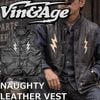 ������&������ �쥶���٥��� ��� Vin&Age TYPE VLJ7 NAUGHTY LEATHER VEST �ܳ� �٥��� �ץ���� ��󥺥٥��� �ܳץ٥��� �ץ��㥱�å� �쥶�����㥱�å� �쥶���������� ���ᥫ�� �ץ쥼��� ���ե�