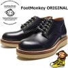 Locking Shoes by FootMonkey ���å��󥰥��塼�� �եåȥ�󥭡� 1015 �֥�å� 5 HOLE OXFORD �졼�����å� ����֡��� �ܳ� ��� ���å����ե�����