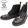 Locking Shoes ���å��󥰥��塼�� by FootMonkey �եåȥ�󥭡� ����ȥ꡼�֡��� WINGTIP BOOTS 916 �Υ֥�å��� ��� �����󥰥��åץ֡��� ������