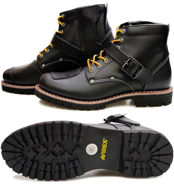 AVIREX TIGER AV2931 ���ӥ�å��� �֡��� �������� BLACK ��� ��ǥ����� ���󥸥˥��֡��� �����ɥ��åѡ� �Х������֡��� �ߥ꥿�꡼�֡��� �׷� �Х�����