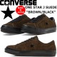 ��SALE��40��OFF�� ����С��� ��󥹥��� �������� CONVERSE ONE STAR SUEDE �֥饦��/�֥�å� ONESTAR ���ˡ����� ��� �ܳ� �쥶�� ��󥺥��ˡ����� �쥶�����ˡ����� �������ɥ��ˡ����� �������å� ���ᥫ�� ������ ������ �� ���� MADE IN JAPAN