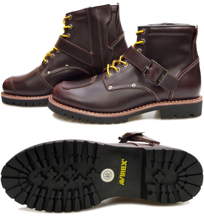 AVIREX TIGER AV2931 ���ӥ�å��� �֡��� �������� RUSSET ��� ��ǥ����� ���󥸥˥��֡��� �����ɥ��åѡ� �Х������֡��� �ߥ꥿�꡼�֡��� �׷� �Х�����