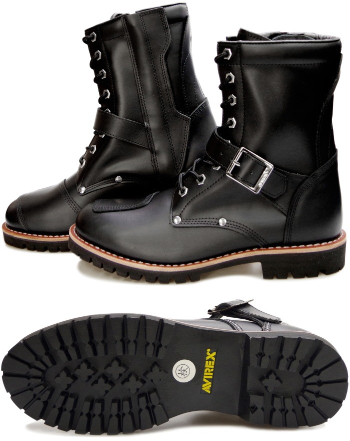 AVIREX YAMATO AV2100 ���ӥ�å��� �֡��� ��ޥ� BLACK ��� ��ǥ����� ���󥸥˥��֡��� �����ɥ��åѡ� �Х������֡��� �ߥ꥿�꡼�֡��� �׷�