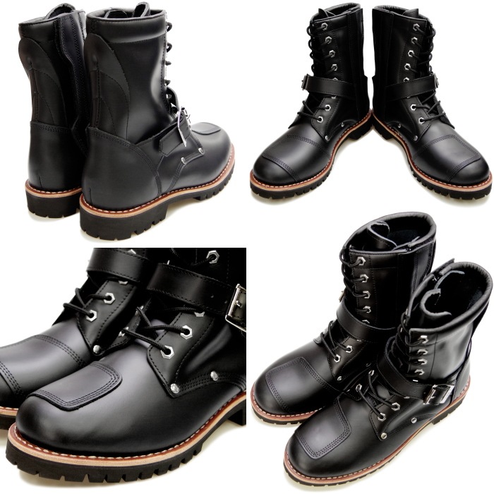 AVIREX YAMATO AV2100 ���ӥ�å��� �֡��� ��ޥ� BLACK ��� ��ǥ����� ���󥸥˥��֡��� �����ɥ��åѡ� �Х������֡��� �ߥ꥿�꡼�֡��� �׷�