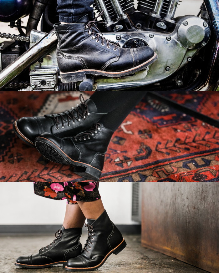 ��åɥ����� �֡��� ��ǥ����� �ܳ� RED WING 3366 ��Black "Boundary"�� IRON RANGER ���������󥸥㡼 �졼�����åץ֡��� ����åץȥ�