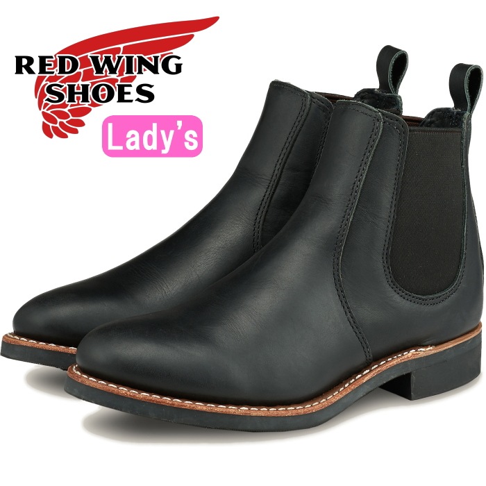 ��åɥ����� �֡��� ��ǥ����� �ܳ� RED WING 3455 ��Black "Boundary"�� 6-INCH CHELSEA �����륷���֡��� �����ɥ����֡��� �֥�å� �Х�����꡼