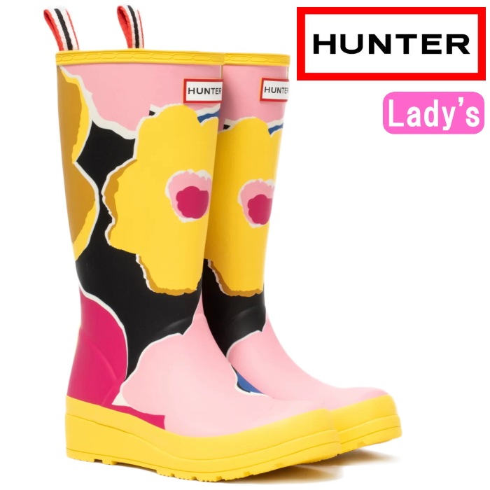 �ϥ󥿡� �쥤��֡��� ���� ��ǥ����� WFT1006RMA HUNTER ���������� WOMENS ORIGINAL PLAY FLOWER CAMO PRINT TALL BOOTS ���ꥸ�ʥ� �ץ쥤 �ե������ ���� �ץ��� �ȡ��� ���󥰥֡��� Ĺ�� �ɿ� ��С��֡��� 2020ǯ�ղƿ���