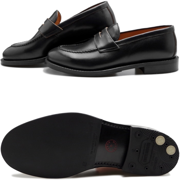 WHEEL ROBE HEAVY STITCHING LOAFER ������������� 15079 �֥�å� �����ե��� �ӥ��ͥ����塼�� ��� �ܳ� �ڥˡ������ե��� �����२������ �쥶�� �����奢�� ����åݥ� �׷� �̶� �� ������