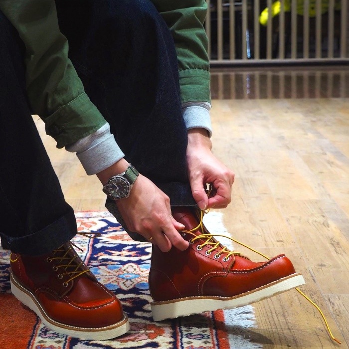 ��åɥ����� ������å��奻�å��� ������ RED WING 8875 ��Oro Russet Portage�� 6" CLASSIC MOC �����饻�å� ���饷�å� ��å� �֡��� ��� �ܳ� ����֡��� ��ǥ����� �졼�����åץ֡��� �����ȥɥ� ������ ���� ����ꥫ��