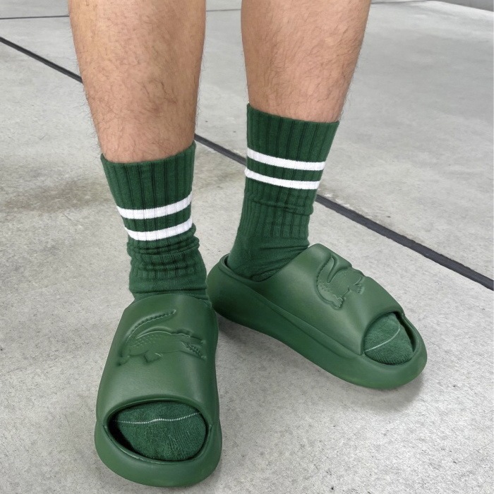 ��SALE��20��OFF�� �饳���� ������� LACOSTE SERVE SLIDE 3.0 45CMA0004 ������ ����������� ��� �ӡ���������� �����ȥɥ� ������ �����奢�� ������桼�� �ե��� ���ݡ��� �쥸�㡼 ι�� � ���� SANDAL �� �� ��