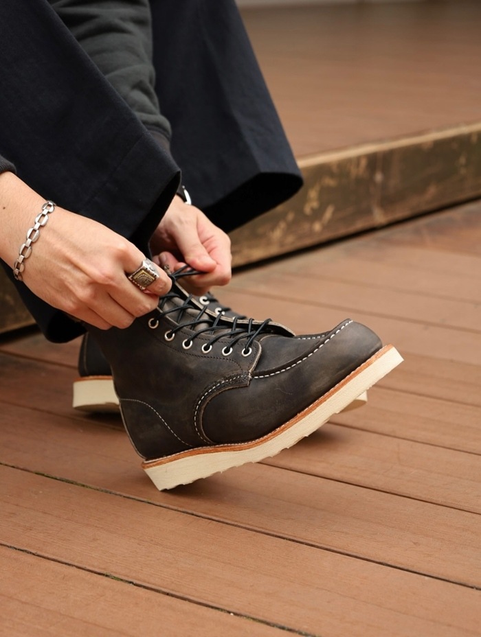 ��åɥ����� ������å��奻�å��� RED WING 8890 Charcoal Rough & Tough 6" CLASSIC MOC ���㥳���� ���&���� ���饷�å� ��å� �֡��� ��� �ܳ� ����֡��� �졼�����åץ֡��� ��󥺥֡��� ���ᥫ�� ����ꥫ�� ������