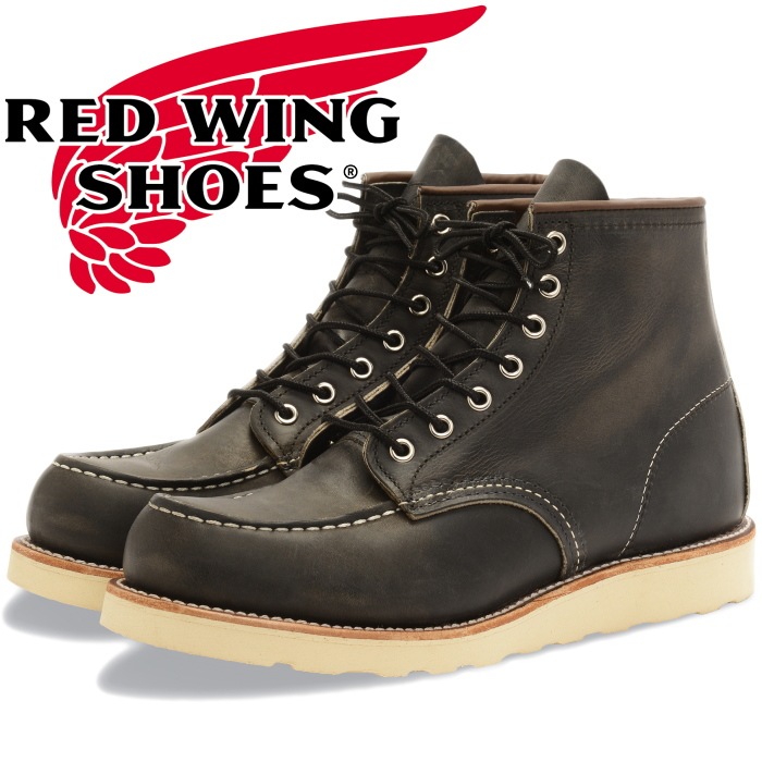 ��åɥ����� ������å��奻�å��� RED WING 8890 Charcoal Rough & Tough 6" CLASSIC MOC ���㥳���� ���&���� ���饷�å� ��å� �֡��� ��� �ܳ� ����֡��� �졼�����åץ֡��� ��󥺥֡��� ���ᥫ�� ����ꥫ�� ������