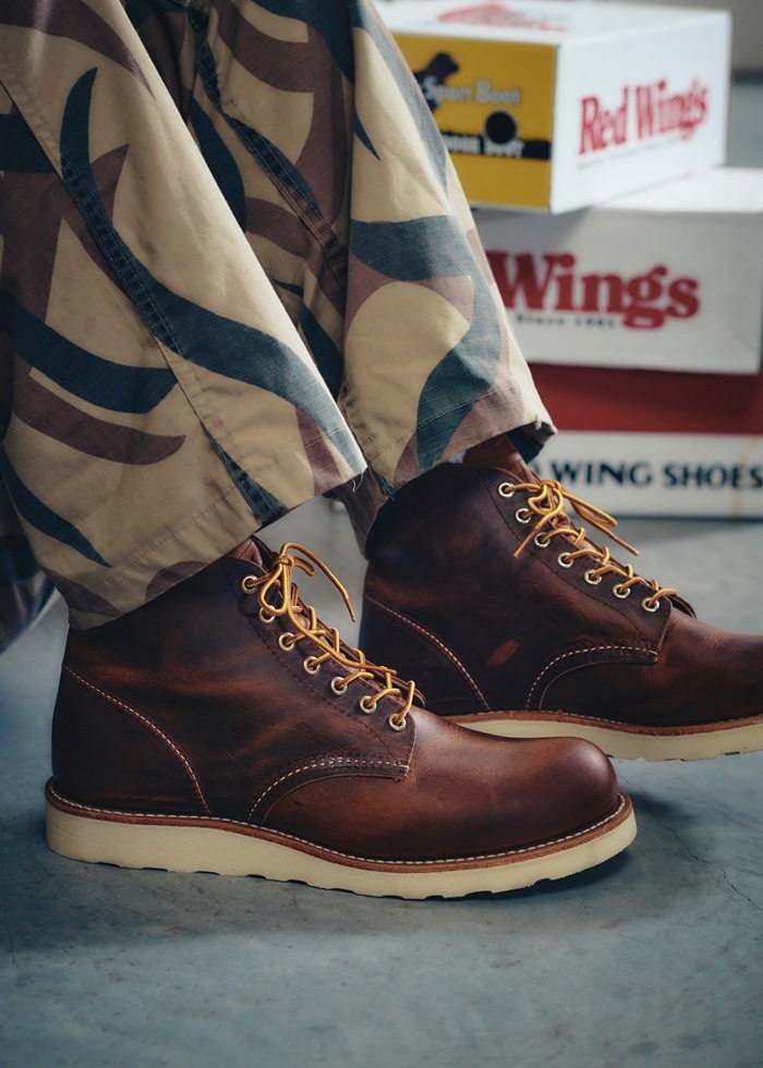 ��åɥ����� ������å��奻�å��� RED WING 9111 Copper Rough & Tough 6" CLASSIC ROUND ���åѡ� ���&���� ���饷�å� �饦��� �֡��� ��� �ܳ� ����֡��� �졼�����åץ֡��� ��󥺥֡��� ���ᥫ�� �����ȥɥ� ����ꥫ�� ������