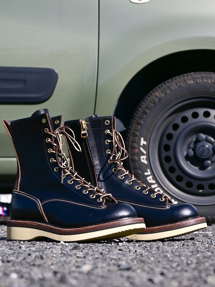 ���åԥ� SPPN BOOTS SP-08LC �֥�å� 8-INCH LACE TO TOE BOOTS Vibram #2060 8����� �졼���ȥ��ȥ��֡��� ��� ����֡��� �ܳ� ��� �饤��ޥ�֡��� ��󥺥֡��� �졼�����åץ֡��� �����ȥɥ� ������ ������