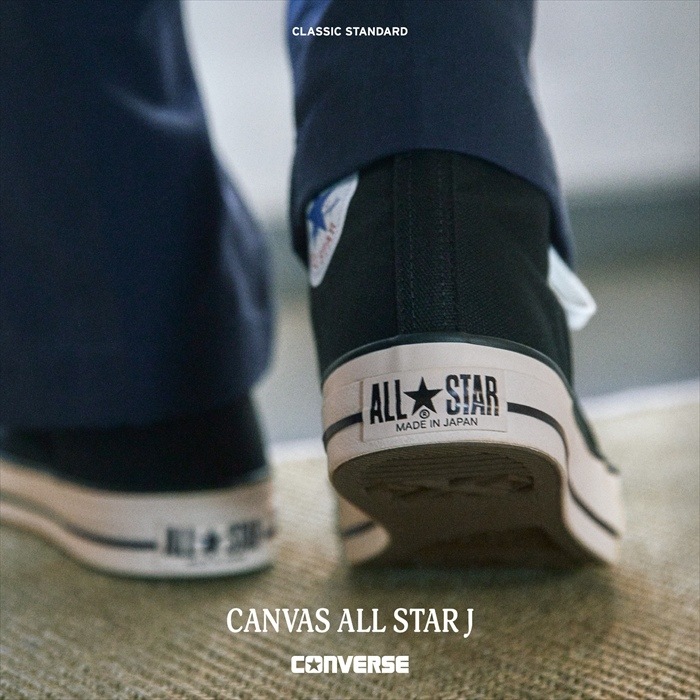 ����С��� �����륹���� �ϥ����å� CONVERSE CANVAS ALL STAR J HI �ʥ�����ۥ磻��/�֥�å�/�ۥ磻�� ��� ���ˡ����� ��ǥ����� ������ �� �����奢�� �����Х� ������� MADE IN JAPAN ������
