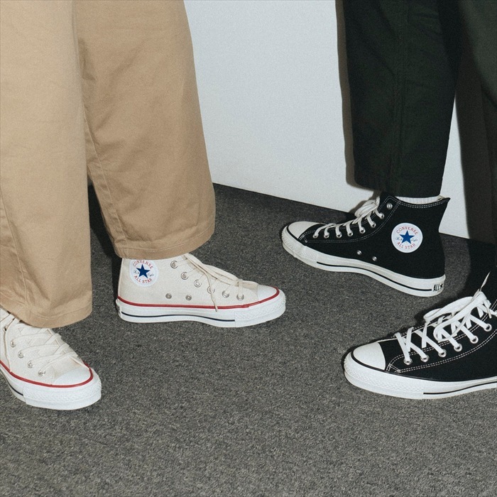 ����С��� �����륹���� �ϥ����å� CONVERSE CANVAS ALL STAR J HI �ʥ�����ۥ磻��/�֥�å�/�ۥ磻�� ��� ���ˡ����� ��ǥ����� ������ �� �����奢�� �����Х� ������� MADE IN JAPAN ������