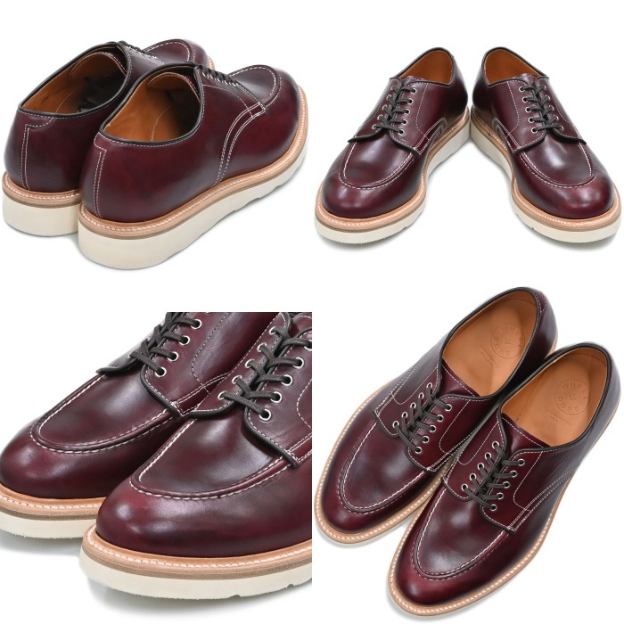 WHEEL ROBE HEAVY STITCHING MOC TOE ������������� 15078F �С�����ǥ��� �����२������ U���åץ��塼�� ��å��ȥ����塼�� ��� �ӥ��ͥ����塼�� �ܳ� �쥶�� ����ɥ쥹 ������ �ץ쥼��� �եåȥ�󥭡�����