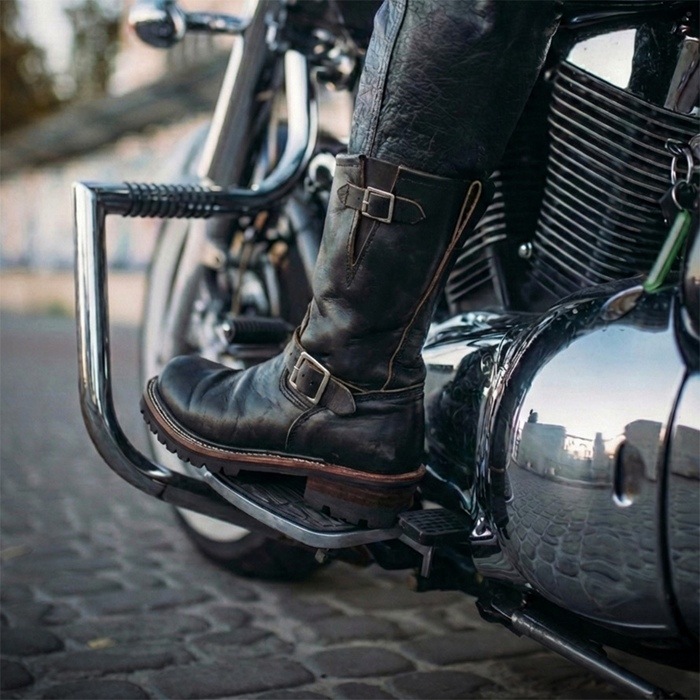 Locking Shoes by FootMonkey ���å��󥰥��塼�� �եåȥ�󥭡� TS-015 �֥�å� ENGINEER BOOTS ���󥸥˥��֡��� ��� ����֡��� �ܳ� ��� ���󥸥˥� �֡��� �쥶�� �Х������֡��� ���ᥫ��