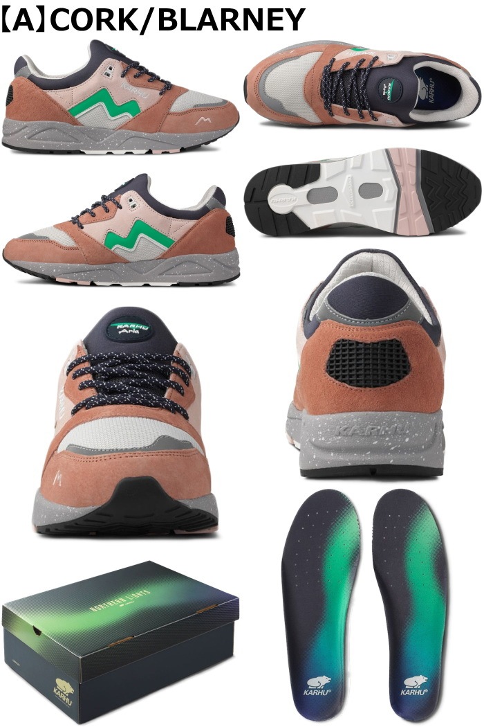 ��SALE��20��OFF�� ����� ���ꥢ KARHU ARIA 95 NORTHERN LIGHTS PACK �Ρ����� �饤�� ���ˡ����� ��� ��ǥ����� ���塼�� �쥶�� �ܳ� �������å� �� ι�� �����奢�� ������桼�� ���˥󥰥��塼�� �եåȥ����� men's sneaker �̶� �̳�