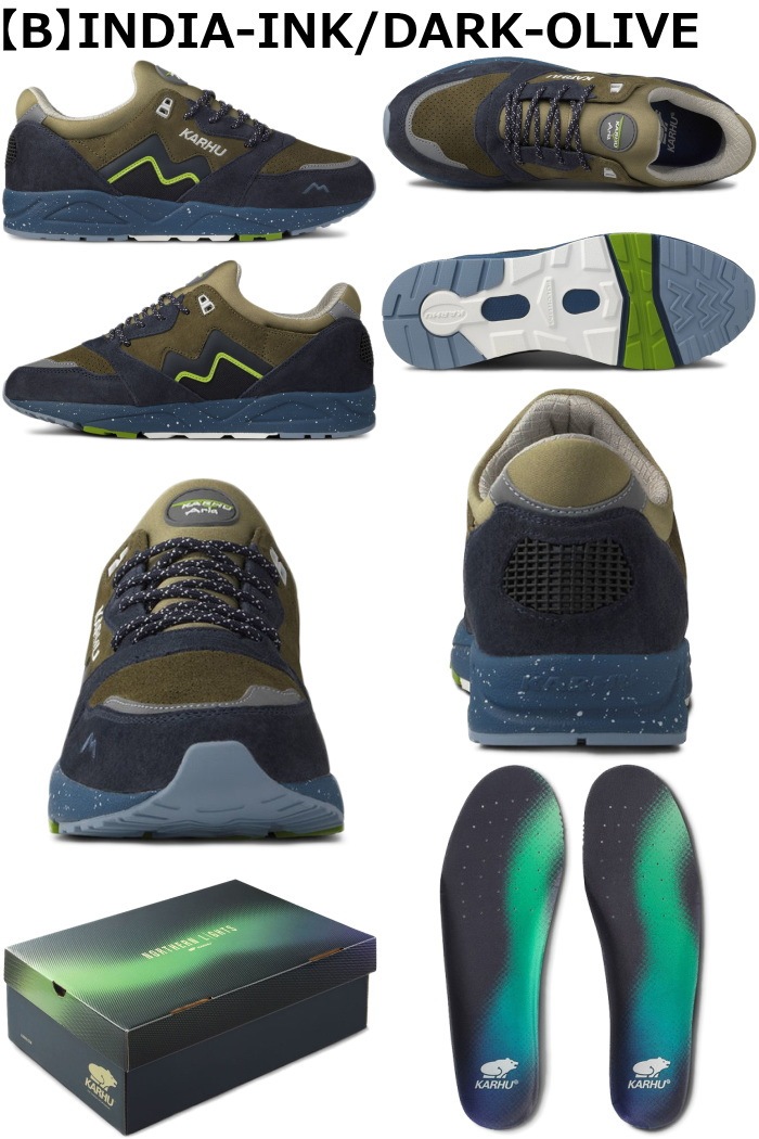 ��SALE��20��OFF�� ����� ���ꥢ KARHU ARIA 95 NORTHERN LIGHTS PACK �Ρ����� �饤�� ���ˡ����� ��� ��ǥ����� ���塼�� �쥶�� �ܳ� �������å� �� ι�� �����奢�� ������桼�� ���˥󥰥��塼�� �եåȥ����� men's sneaker �̶� �̳�