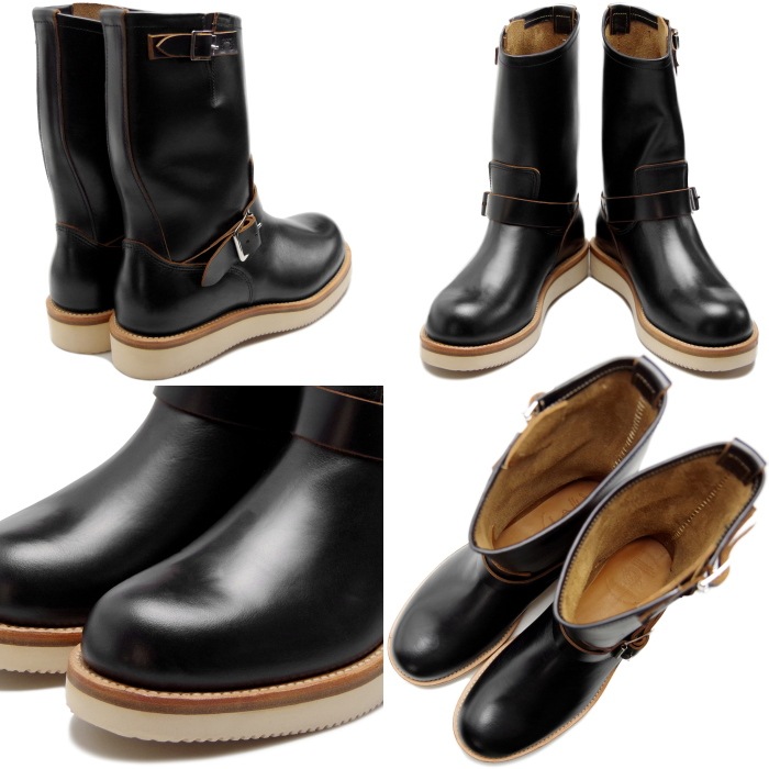 Locking Shoes by FootMonkey ���å��󥰥��塼�� �եåȥ�󥭡� ENGINEER BOOTS TS-007 �֥�å� ���󥸥˥��֡��� ��� ����֡��� �ܳ� ���󥸥˥� �֡��� ���