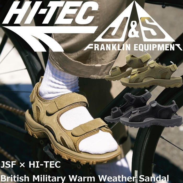 JSF �� HI-TEC J&S FRANKLIN EQUIPMENT British Military Warm Weather Sandal �ϥ��ƥå� �֥�ƥ��å���ߥ꥿�꡼�������०������������� ���ݡ��ĥ������ ��� �����ȥɥ� ������� ������ ���ˡ����� ���ܸ���