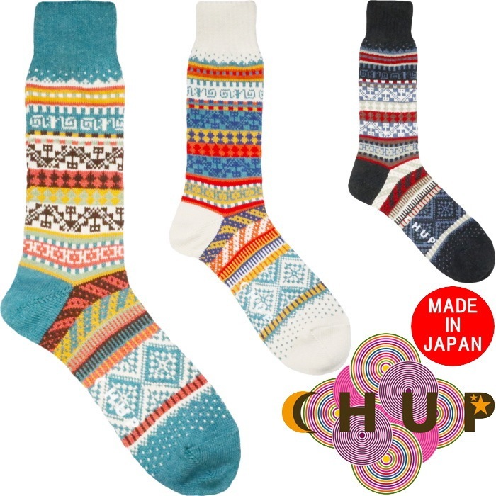 CHUP（チュプ）ウールメンズソックスA DAY 3足セット チュプ CHUP ソックス フットモンキー アメ横 上野