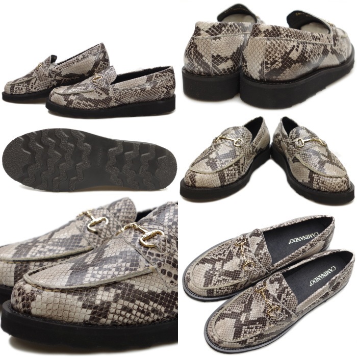 CAMINANDO ���ߥʥ�� �����ե��� 2019 FLAT BIT LOAFERS �ե�åȥӥåȥ����ե��� ��� ����åݥ� �ܳ� �����奢�� �ᥭ������