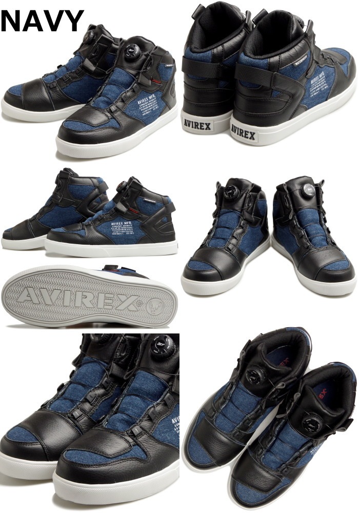 ���ӥ�å��� �Х������ˡ����� �ǥ����ƥ����� AVIREX DICTATOR MC DENIM AV2279 ��� ��ǥ����� ���󥸥˥��֡��� �Х��������ˡ����� �Х������֡��� �ߥ꥿�꡼���ˡ����� �ɿ� �����������ץ롼�� �׷� �Х�����