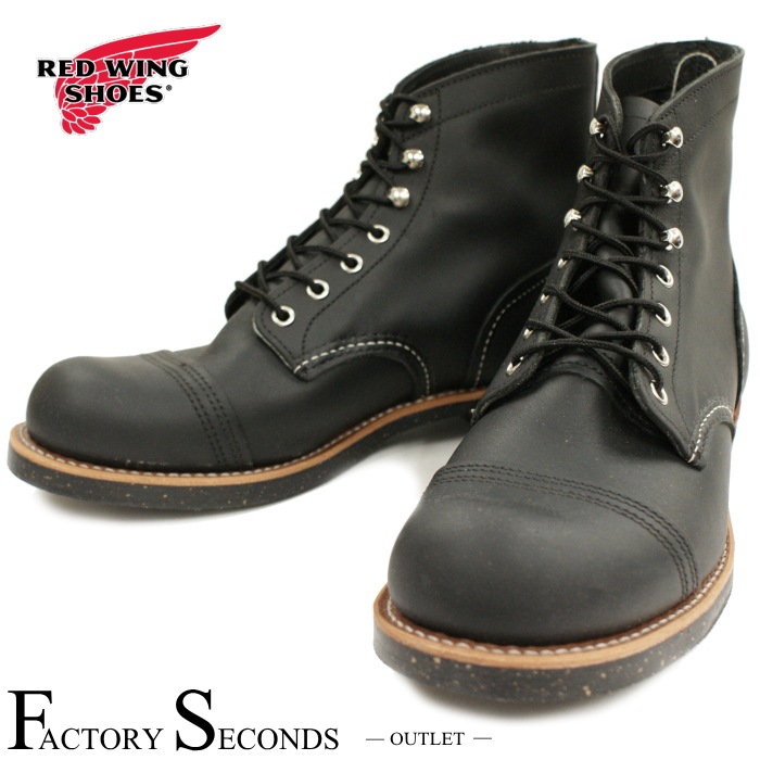 RED WING 8114 【US9.0/27cm】 【2737】 【正規アウトレット品】 レッド・ウィング 現物画像 ファクトリーセカンド アイアンレンジ